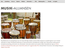 Tablet Screenshot of musikalliansen.org